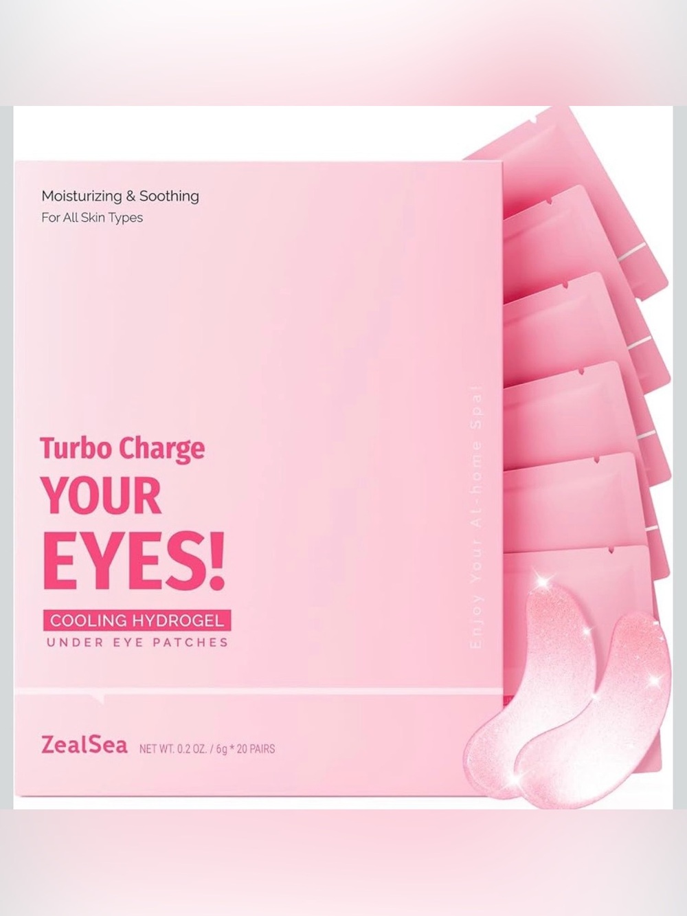 Hydrogel Under Eye Patches - Pink